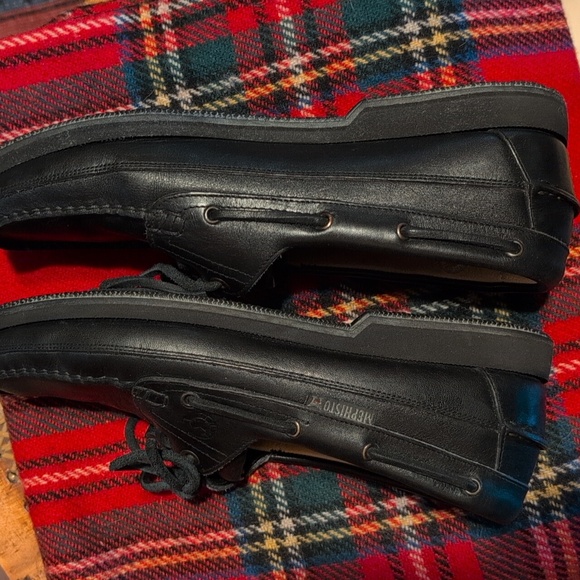 Mephisto Men's Hurrikan Boat Shoes black leather Size 9.5 Excl Cond - Picture 11 of 16